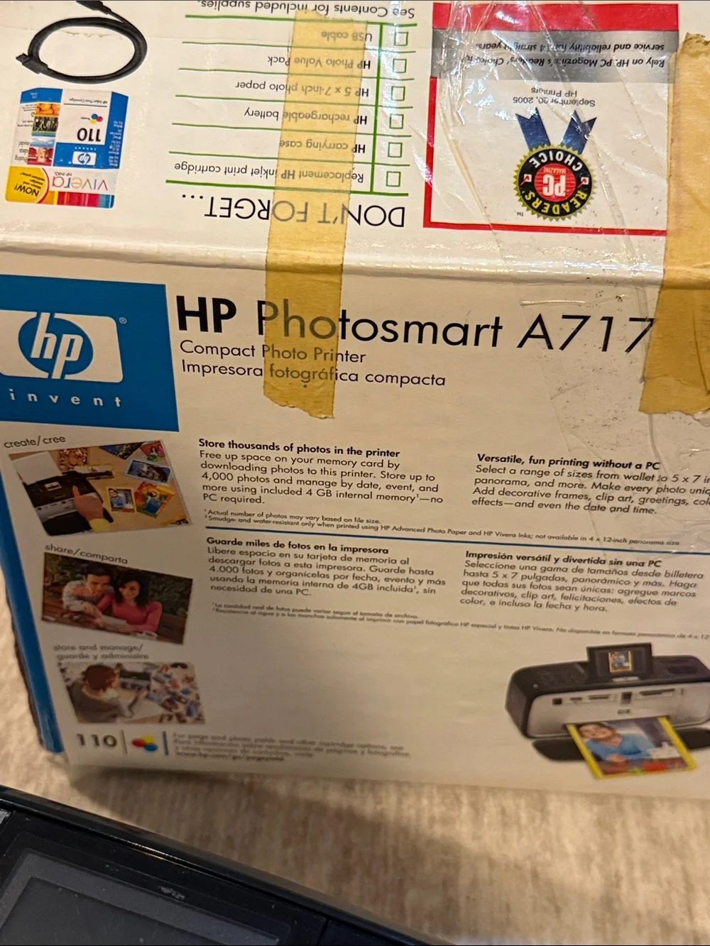 HP Photosmart A717 Photo Printer